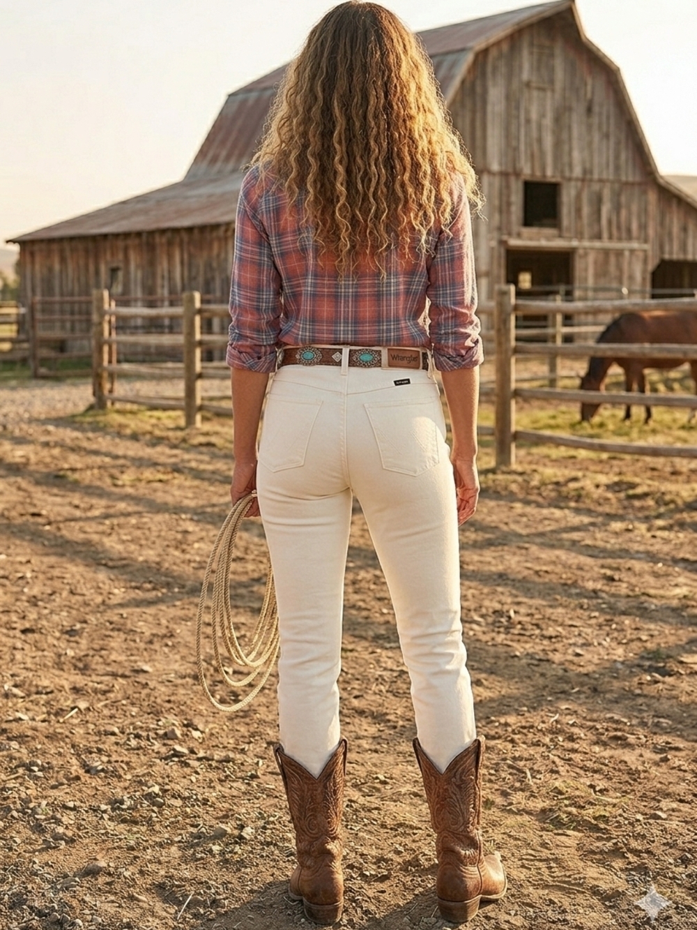 Wrangler Women's Cream Skinny Jeans - High Waist 0/25×28